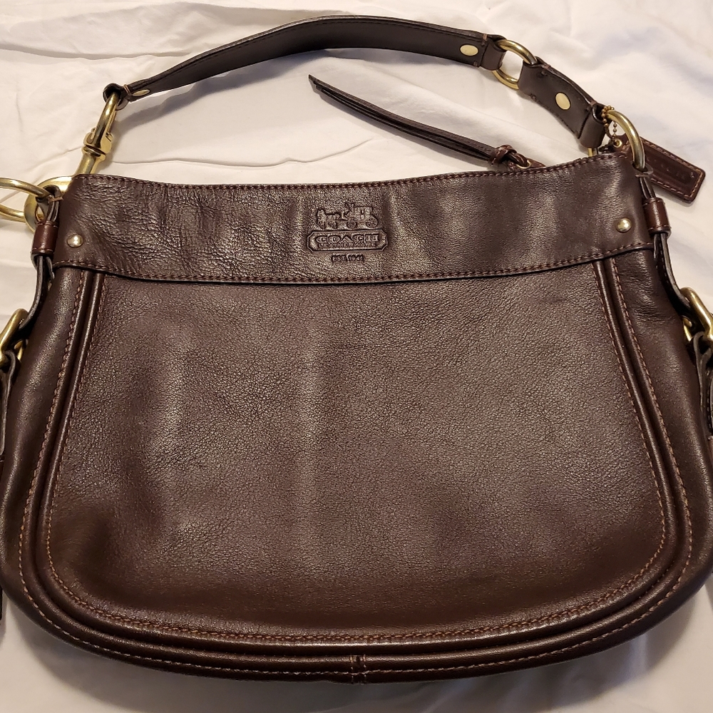 Coach Leather Shoulder Bag